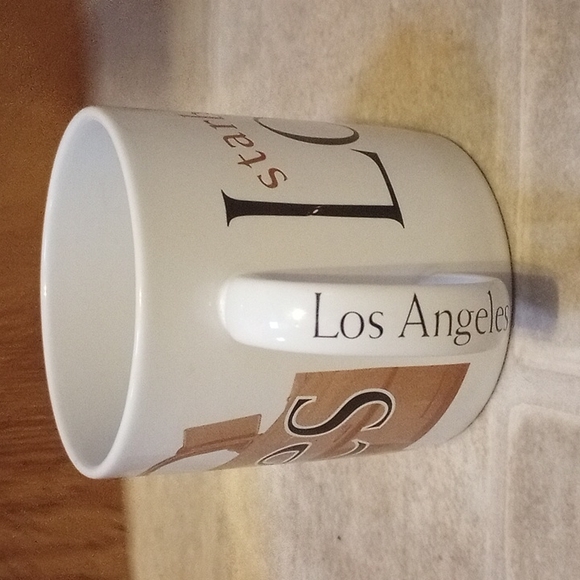 Starbucks 1994 Los Angeles Mug Designers Jerry Greer Jan Belson - Picture 4 of 6